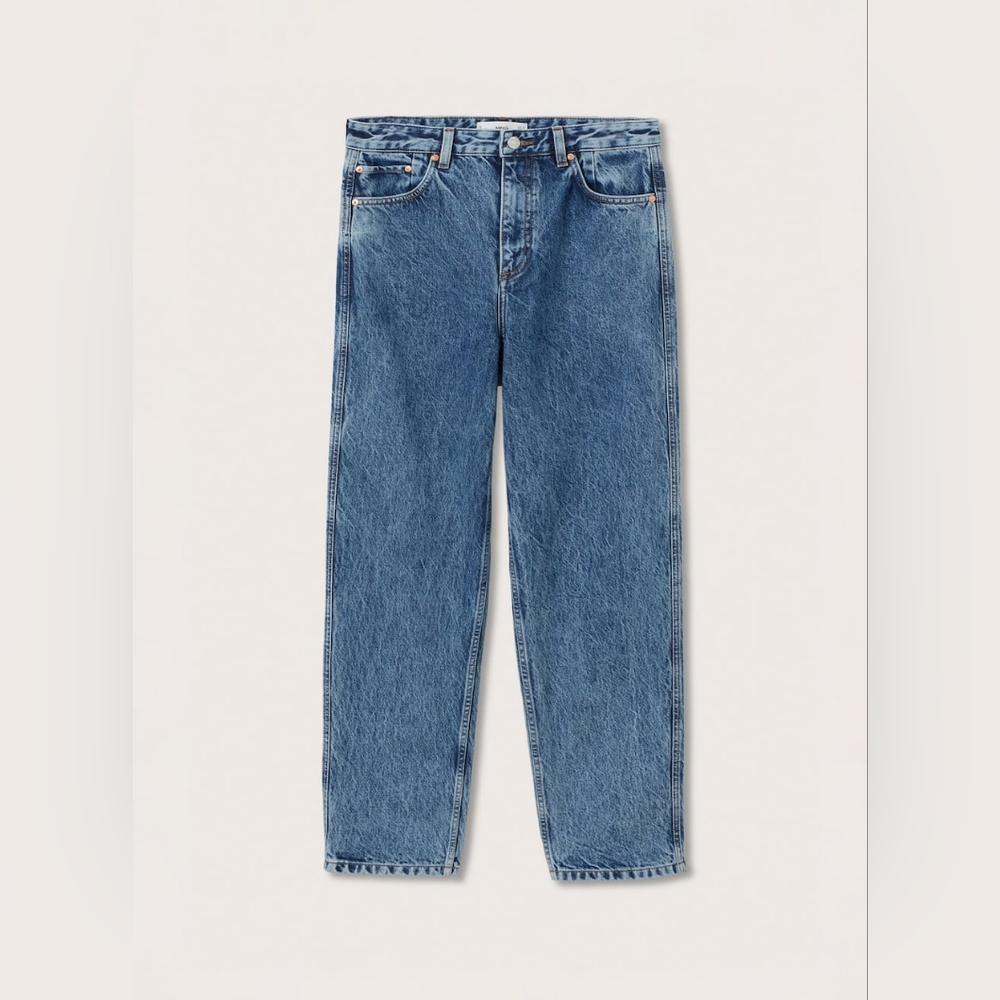 Mango High Rise Tapered Jeans Size 4 NWT